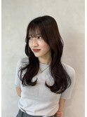 レイヤーカット/ローレイヤー/くびれ/顔まわりカット