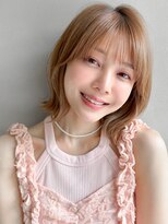 リヤン 表参道(lyann)&nbsp;クラゲヘアーオリーブグレー小顔ココアベージュ前髪レイヤ黒髪