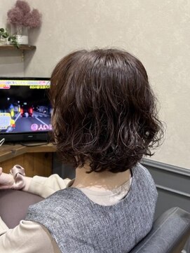 カミケン 清明店(kamiken.) 時短スタイリング◎ふわくしゅボブ【カミケン清明店/福島】