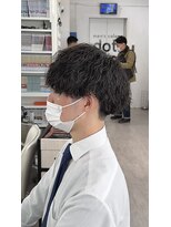 メンズ サロン ドット トウキョウ 町田店(men's salon dot. tokyo)&nbsp;刈り上げマッシュ×縦落ちツイストスパイラル