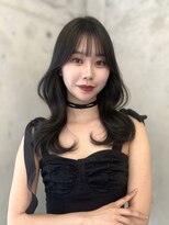 アリュウル 表参道 青山(Allure)&nbsp;韓国くびれヘア＊盛れるお顔周りカット×ダークグレージュ◯伊藤