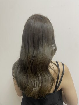 アジールヘア 池袋東口店(agir hair) オリーブグレージュ/ブリーチなしダブルカラー/透明感/池袋