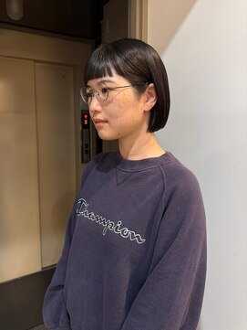 オン眉　× ぷつっとbob