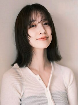 外はねボブ/くびれミディアム/レイヤーボブ