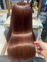 ヘアリゾート粋 ティガ 池袋店(tiga)&nbsp;艶髪/ロング/ストレート/髪質改善/ローズブラウン