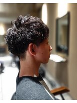 ルセット(Ruset)&nbsp;メンズツーブロック×デザインパーマ