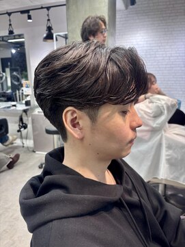 ミューバイケンジ(miu by KENJE) miu&宇都宮良太　メンズニュアンスパーマ