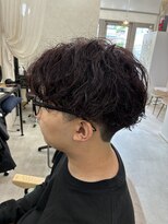 ルリアン 元住吉店(Le'lien)&nbsp;スパイラルパーマ/メンズパーマ/ピンク/春カラー/元住吉駅