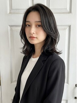 アロマ ヘアー ルーム 新宿3号店(AROMA hair room) 前髪なし/イメチェン/髪質改善/レイヤーカット/顔周り/韓国/新宿