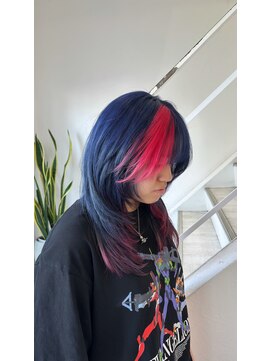 タイドヘア 茨木店(TIDE HAIR) デザインカラー