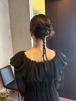 リフ デザイン ラボ(riff design labo) カチモリアレンジ/結婚式ヘアセット/タイトヘア