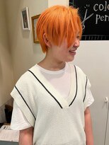 Men's JESTER【メンズジェスター】メンズカット/メンズパーマ/メンズカラー/フェード 〈atsuno〉オレンジハンサムショート