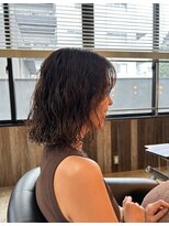 ビハインドザカーテン(BEHIND THE CURTAIN)&nbsp;【ムースをつけてクシャッとさせるだけ】癖毛風パーマ