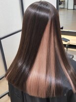 フェルン gekko二条店(FELN)&nbsp;ロングスタイルのインナーカラー