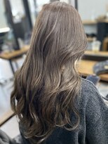 ウェイビー 桜木町店(WAVY) ロングレイヤーダークアッシュブラウン