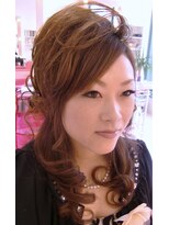 ラチャウ(La.Ciau)&nbsp;エアリー流しハーフアップ