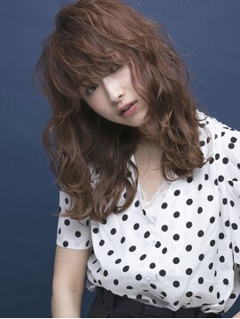 シャンプー ひろせ店(SHAMPOO) ウェーブが重なり合う抜け感ミディ