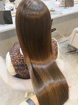 ジーナ 銀座(Zina)&nbsp;髪質改善＊卵型＊マロンベージュ＊２０代３０代【Zina銀座】