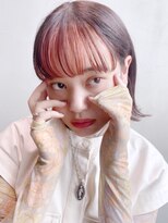 アルバム 銀座(ALBUM GINZA)&nbsp;外ハネボブ_ミニウルフテラコッタくすみブルー_68547