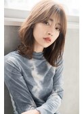韓国風　ミディアムヘア