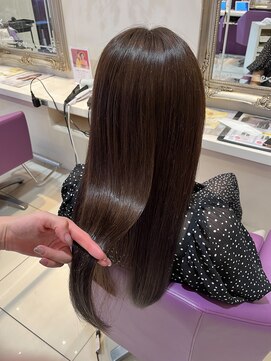 ハピネス 河原町店(Happiness) 髪質改善 レイヤーカット ベージュ グレージュ 20代 30代 40代