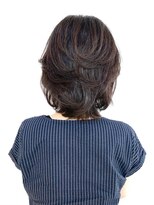 クオリス 上福岡店(QUALIS)&nbsp;レイヤーカット/ミディアム/白髪染め/50代60代/ワンカール/小顔/