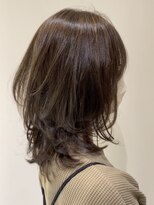 ロエ 平尾山荘(loe)&nbsp;【脱白髪染めハイライト】×大人のミディアムレイヤー/平尾/高宮