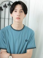 モッズヘア メン 南越谷南口店(mod's hair men) 黒髪シンプルセンターパートで好感度アップA南越谷10代20代30代