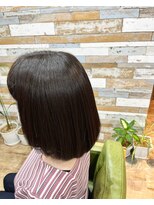 ハウオリ ヘアーワークス(Hauoli hair works)&nbsp;おさまりトリートメント×ボブ