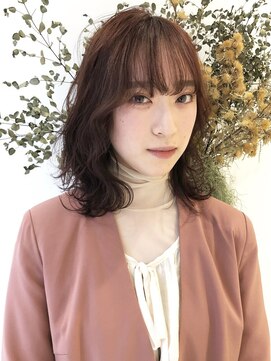 ハイブ 金沢(Hive) ブリーチハイトーンカラーゆるふわロング髪質改善ツヤ髪スタイル