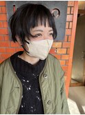 刈り上げミニボブ
