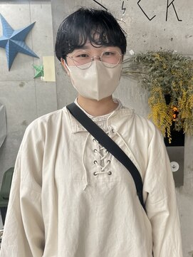 シック(sick) マッシュ×前髪パーマ【福岡 パーマ デジタルパーマ 髪質改善】