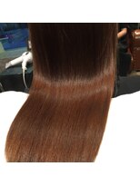 キキ(kiki)&nbsp;ブラウンオレンジ_髪質改善ストレート_kiki0101