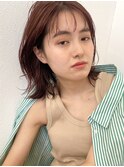 kico☆ベージュピンク×ぱっつん前髪×ヘルシースタイル