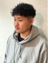 ディスイズバーバーセカンド(THIS IS BARBER 2nd)&nbsp;ツーブロック黒髪　ソフトツイスト　刈り上げショート