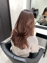 ザセカンドバイジャスミン(THE 2ND by JASMINE) レイヤーカット×エアリーロングピンクブラウン