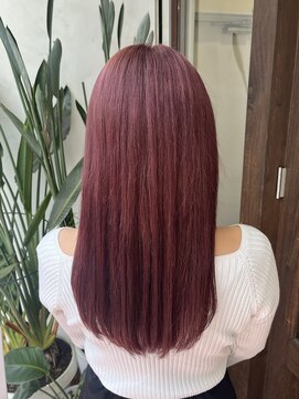 アン(Hair make un) チェリーピンク