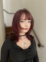 エッジ 下北沢(edge.)&nbsp;顔まわりレイヤーレイヤー似合わせカットスタイル　edge .下北沢