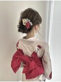 浴衣着付け × ヘアセット