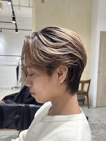 ビューバイネオリーブ 用賀店(Beau'r by neolive) 韓国マッシュニュアンスパーマダークアッシュ《用賀》
