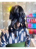 卒業式　リボンヘアセット　　【椋井アノ】