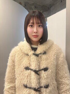 カノエ(canoe) タッセルボブ × ベージュ