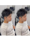 スパイキーショートスパイキーパーマ