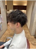 メンズスパイラルパーマ