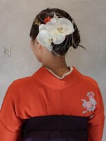 シアン(SYAN) 卒業式ヘア/袴ヘア/ヘアセット/ヘアアレンジ/タイトヘア