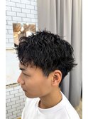 【ピンパーマ】色気UP大人ショートツイストスパイラル大分
