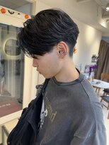 キャンバス バイ ネオリーブ 横浜西口(Canvas by neo.)&nbsp;横浜★センターパートのフェザーパーマ