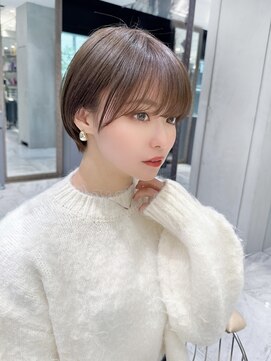 ロンド ジュルード 名古屋(Lond jeloud) ショート ボブ インナーカラー 韓国風5429