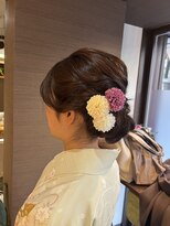 リブラン バイ ルッカ(Liburan by Lucca)&nbsp;4月袴アップスタイル