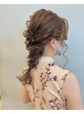 結婚式&ウエディングパーティー用韓国ヘアアレンジ　武蔵小杉